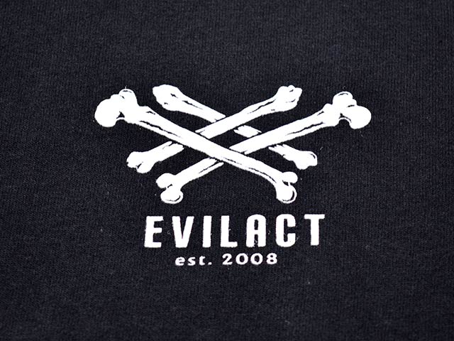 ��3����EVILACT/�����֥륢���ȡ�2025SS��Cross Bone S/S Tee/�������ܡ��󥷥硼�ȥ��꡼��Tee��(EA25-ACT1-T05)