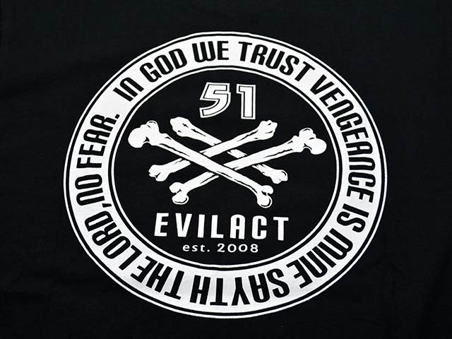 ��3����EVILACT/�����֥륢���ȡ�2025SS��Cross Bone S/S Tee/�������ܡ��󥷥硼�ȥ��꡼��Tee��(EA25-ACT1-T05)