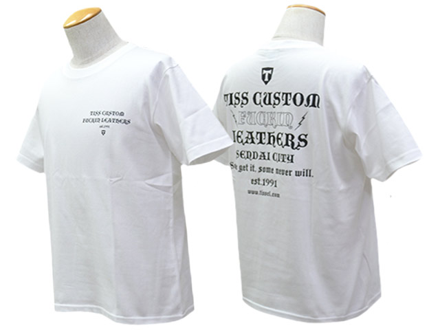 ��2����TISS CUSTOM LEATHERS/�ƥ�����������쥶�����ۡ�FUCKIN Crew Neck Tee/�ե��å��󥯥롼�ͥå�Tee��