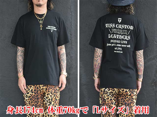 ��2����TISS CUSTOM LEATHERS/�ƥ�����������쥶�����ۡ�FUCKIN Crew Neck Tee/�ե��å��󥯥롼�ͥå�Tee��