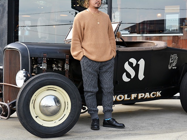 ��JELADO��PRODUCT��/�����顼�ɡɥץ������ȡɡ�2025AW��Cable Pants/�����֥�ѥ�ġ�(JP13837)