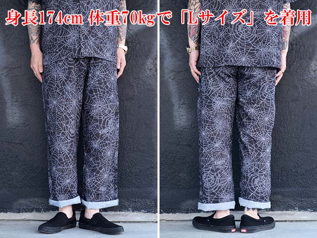 ��2����EVILACT/�����֥륢���ȡ�2026SS��SPIDERWEB Eazy Pants/���ѥ����������֥��������ѥ�ġ�(EA26-ACT1-P05)