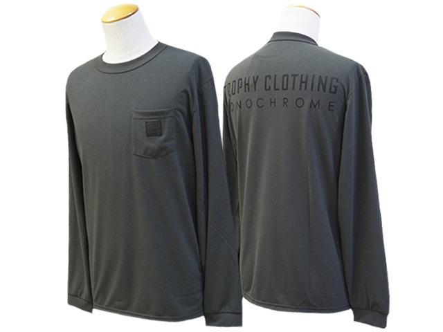 ��3����TROPHY CLOTHING/�ȥ��ե������������󥰡ۡ�Monochrome Logo RD L/S Tee/��Υ����������RD���󥰥��꡼��Tee��(TRMN-201)