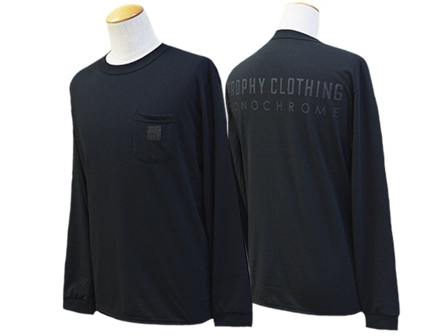 ��3����TROPHY CLOTHING/�ȥ��ե������������󥰡ۡ�Monochrome Logo RD L/S Tee/��Υ����������RD���󥰥��꡼��Tee��(TRMN-201)
