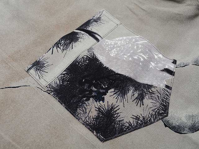 ��BLACK SIGN/�֥�å��������2025SS��Three Quarter Sleeve Night Hawaiian Shirt��Jyakuchu Ito��/���꡼�������������꡼�֥ʥ��ȥϥ磻���󥷥�ġɰ�ƣ ���աɡ�(BSSL-25111)
