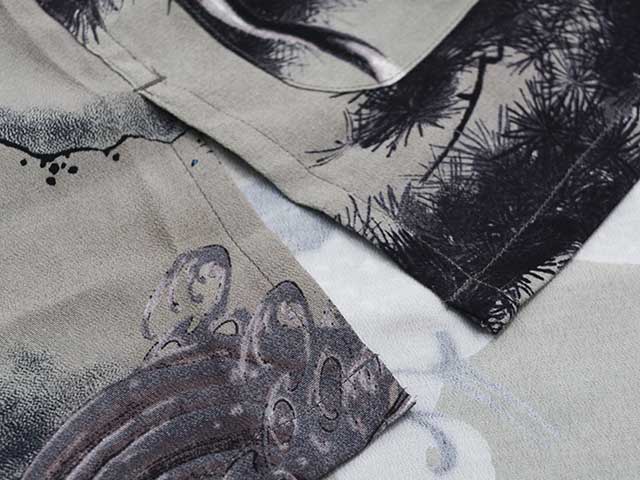 ��BLACK SIGN/�֥�å��������2025SS��Three Quarter Sleeve Night Hawaiian Shirt��Jyakuchu Ito��/���꡼�������������꡼�֥ʥ��ȥϥ磻���󥷥�ġɰ�ƣ ���աɡ�(BSSL-25111)