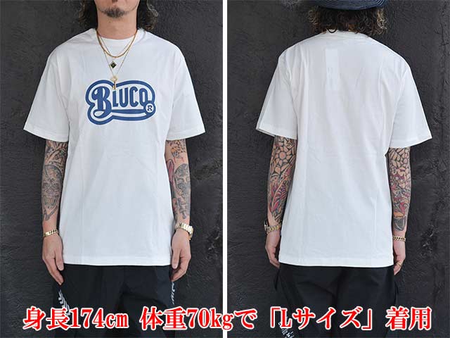 (30% OFF)��5����BLUCO/�֥륳��2025SS��Print Tee��OLD��/�ץ���Tee�ɥ�����ɡɡ�(153-22-011)
