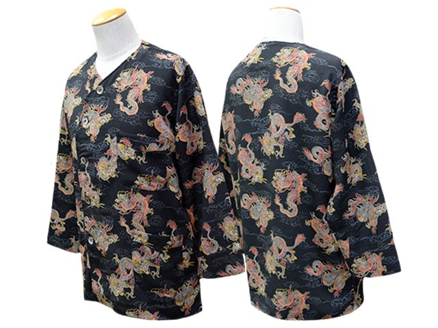 ��2����BLACK SIGN/�֥�å��������2026SS��Late Night Shirt��Dragon in Clouds��/�쥤�ȥʥ��ȥ���ġɥɥ饴�󥤥󥯥饦�ɡɡ�(BSSL-26104)