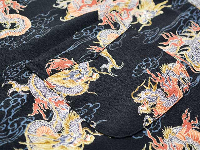 ��2����BLACK SIGN/�֥�å��������2026SS��Late Night Shirt��Dragon in Clouds��/�쥤�ȥʥ��ȥ���ġɥɥ饴�󥤥󥯥饦�ɡɡ�(BSSL-26104)