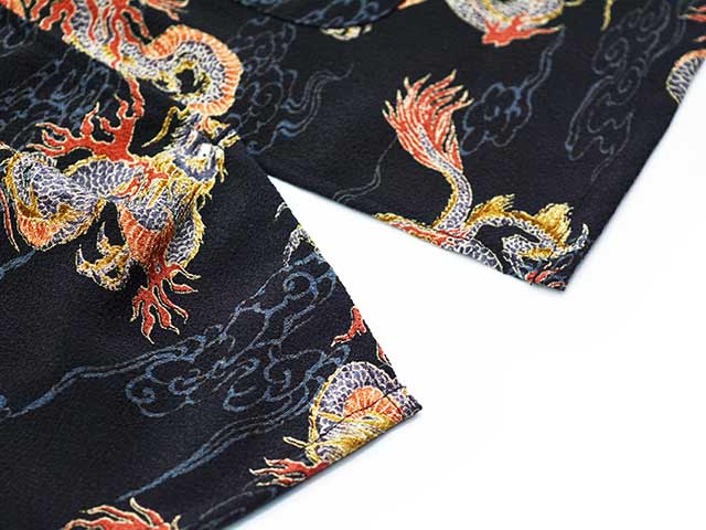 ��2����BLACK SIGN/�֥�å��������2026SS��Late Night Shirt��Dragon in Clouds��/�쥤�ȥʥ��ȥ���ġɥɥ饴�󥤥󥯥饦�ɡɡ�(BSSL-26104)
