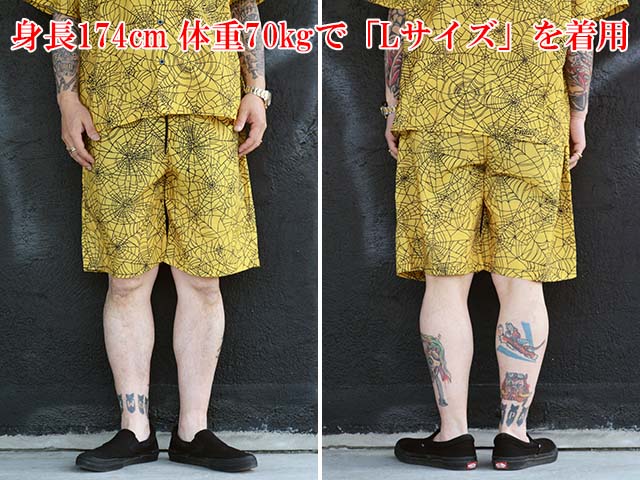 ��2����EVILACT/�����֥륢���ȡ�2026SS��SPIDERWEB Eazy Shorts/���ѥ����������֥����������硼�ġ�(EA26-ACT1-P07)