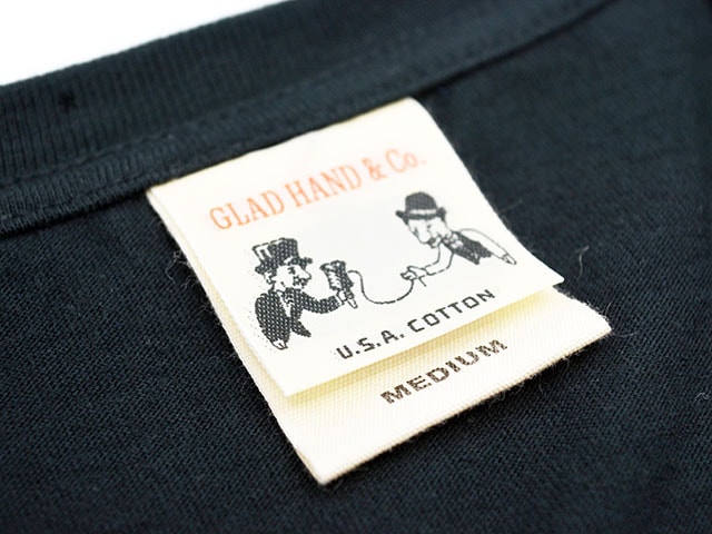 全2色【GLAD HAND/グラッドハンド】「Pack Tee”Standard V-Neck