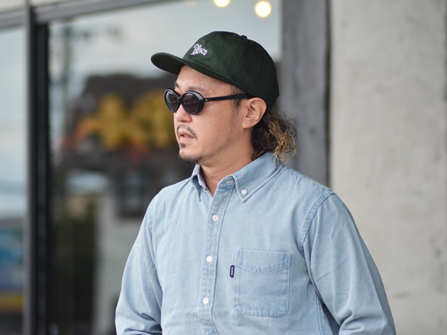 全3色【BLUCO/ブルコ】2024AW「6 Panel Cap”Script”/6パネル