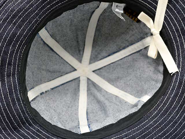 ��BLACK SIGN/�֥�å��������2025SS��Indigo Denim Utility Hat/����ǥ����ǥ˥�桼�ƥ���ƥ����ϥåȡ�(BSSC-25903)