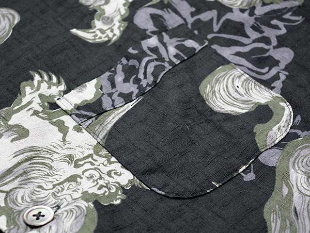 ��BLACK SIGN/�֥�å��������2025SS��Night Shirts��Japanese Lion��/�ʥ��ȥ���ġɥ���ѥˡ����饤����ɡ�(BSSL-25103)