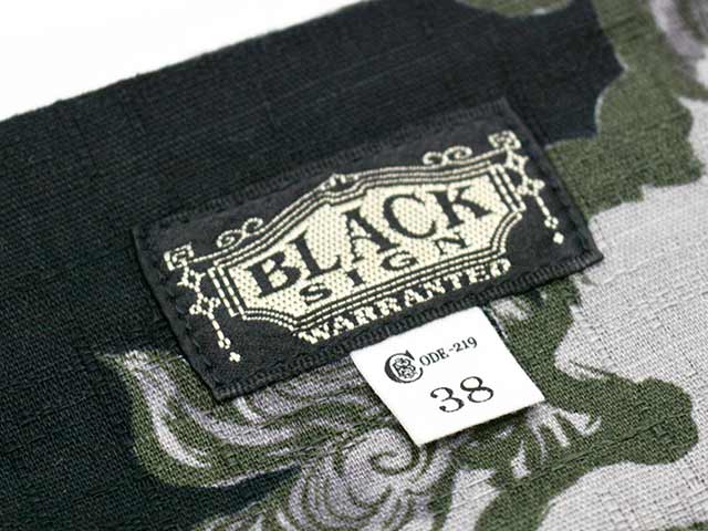 ��BLACK SIGN/�֥�å��������2025SS��Night Shirts��Japanese Lion��/�ʥ��ȥ���ġɥ���ѥˡ����饤����ɡ�(BSSL-25103)