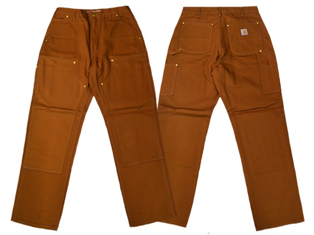 ��2����Carhartt/�����ϡ��ȡۡ�DOUBLE-FRONT Work Dungaree/���֥�ե���ȥ�����󥬥꡼��(B01)