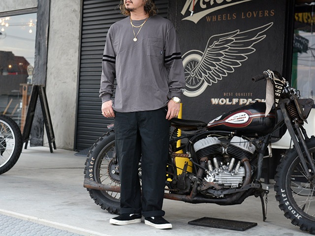 ��4����BLUCO/�֥륳��2026SS��Dry Cotton Pocket L/S Tee��LINE��/�ɥ饤���åȥ�ݥ��åȥ��󥰥��꡼��Tee�ɥ饤��ɡ�(161-12-025)