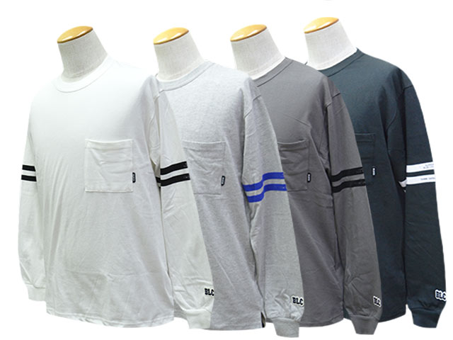 ��4����BLUCO/�֥륳��2026SS��Dry Cotton Pocket L/S Tee��LINE��/�ɥ饤���åȥ�ݥ��åȥ��󥰥��꡼��Tee�ɥ饤��ɡ�(161-12-025)