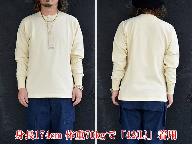 ��2����FREE WHEELERS/�ե꡼�ۥ����顼����2025FW��Henley Necked L/S Shirt/�إ�꡼�ͥå��åɥ��󥰥��꡼�֥���ġ�(2535004)