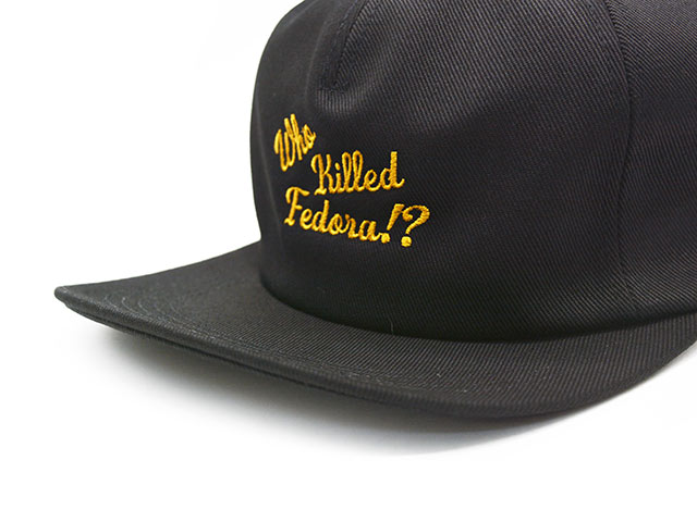 全3色【Mr.FATMAN/ミスターファットマン】2026SS「Embroidery Flip Cap