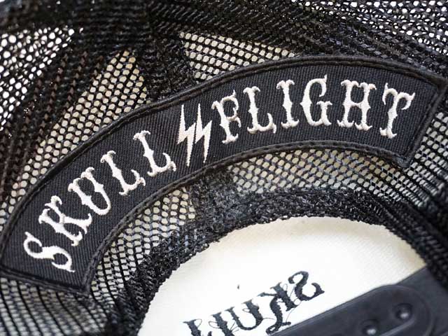 4SKULL FLIGHT/ե饤ȡ2021SSCross Bone Mesh Cap/ܡå奭åס<br>(CALIFORNIA LINE/ե˥饤/ᥫ/ϡ졼/Х/ۥ륺ѥ/WOLF PACK/եѥå)