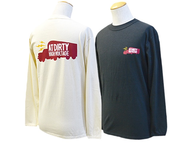 全2色【AT-DIRTY/アットダーティー】2023AW「Trucker's L/S Tee