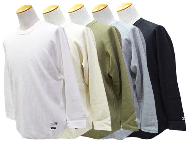 ��5����BLUCO/�֥륳��2025AW��Raglan Thermal Shirts/�饰��󥵡��ޥ륷��ġ�(155-12-019)