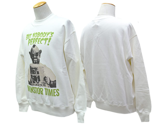 2MONSTOR TIMES/󥹥ȥॺ2025AWMONSTOR GREETING SWEAT SHIRTSUPER MONSTORS!/󥹥ȥ꡼ƥ󥰥åȥġ(25AW-MT-006)