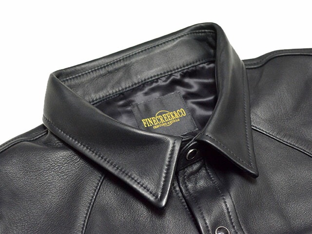 極美品　FINE CREEK&CO　ファインクリーク　レザーシャツ　ハンク 極美品 FINE CREEK&CO ファインクリーク レザーシャツ ハンク
