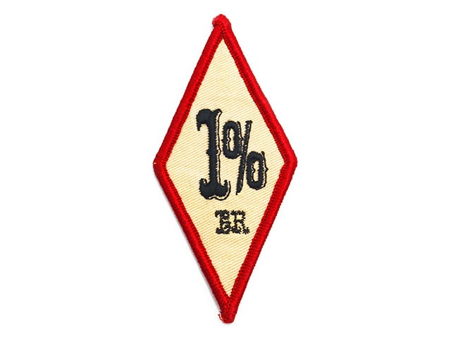 ��TOMMY GUN/�ȥߡ�����ۡ�Hand Made Patch��1%er��/�ϥ�ɥᥤ�ɥѥå���1%er�ɡ�(RED) ��DM���б���