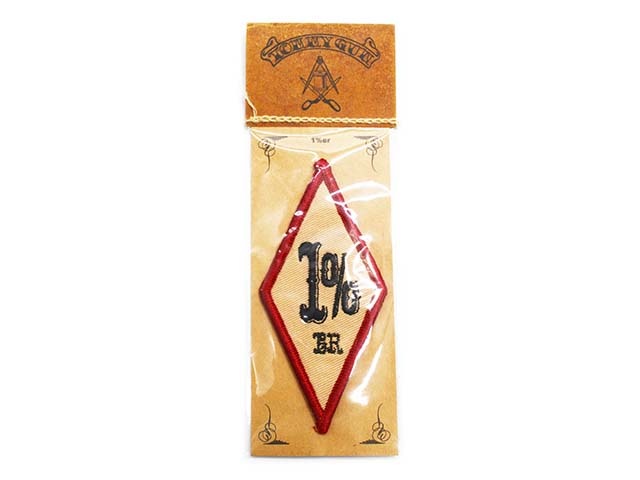 ��TOMMY GUN/�ȥߡ�����ۡ�Hand Made Patch��1%er��/�ϥ�ɥᥤ�ɥѥå���1%er�ɡ�(RED) ��DM���б���