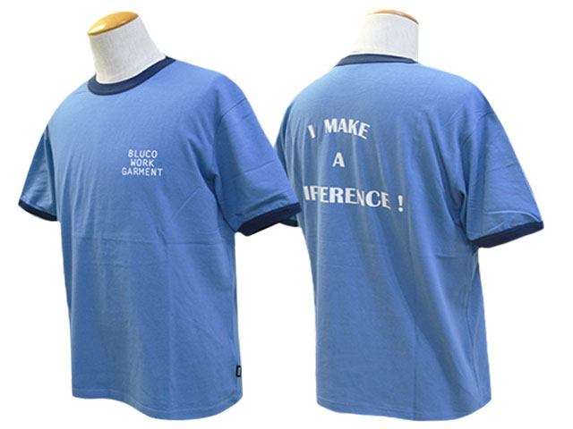 (30% OFF)��5����BLUCO/�֥륳��2025SS��Print Ringer Tee��DIFF��/�ץ��ȥ�󥬡���DIFF�ɡ�(153-22-013)