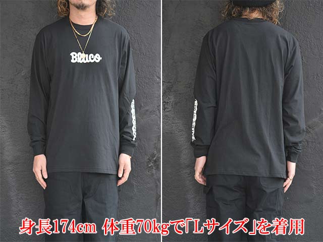 ��4����BLUCO/�֥륳��2026SS��Dry Cotton L/S Tee��JACK-O` ART WORKS��/�ɥ饤���åȥ���󥰥��꡼��Tee�ɥ���å����������ȥ�����ɡ�(161-12-024)