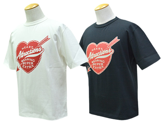 ��2����ATTRACTIONS/���ȥ饯����󥺡ۡߡ�MASA SCLULP/�ޥ�������ס�2026SS��Heart Attractions S/S Tee/�ϡ��ȥ��ȥ饯����󥺥��硼�ȥ��꡼��Tee��(AM0011)