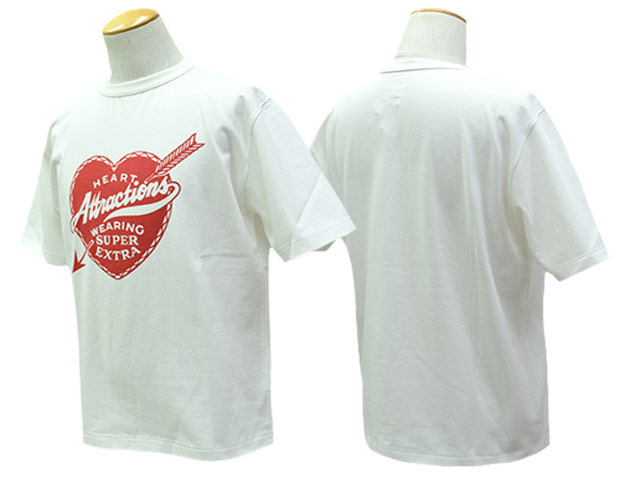 ��2����ATTRACTIONS/���ȥ饯����󥺡ۡߡ�MASA SCLULP/�ޥ�������ס�2026SS��Heart Attractions S/S Tee/�ϡ��ȥ��ȥ饯����󥺥��硼�ȥ��꡼��Tee��(AM0011)