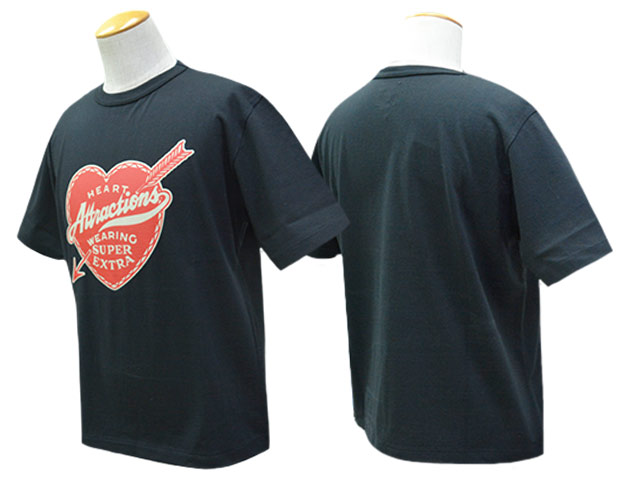��2����ATTRACTIONS/���ȥ饯����󥺡ۡߡ�MASA SCLULP/�ޥ�������ס�2026SS��Heart Attractions S/S Tee/�ϡ��ȥ��ȥ饯����󥺥��硼�ȥ��꡼��Tee��(AM0011)
