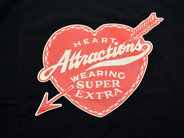 ��2����ATTRACTIONS/���ȥ饯����󥺡ۡߡ�MASA SCLULP/�ޥ�������ס�2026SS��Heart Attractions S/S Tee/�ϡ��ȥ��ȥ饯����󥺥��硼�ȥ��꡼��Tee��(AM0011)