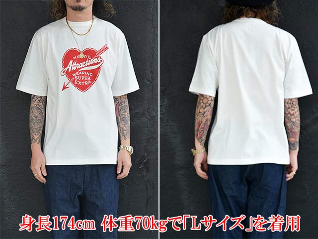 ��2����ATTRACTIONS/���ȥ饯����󥺡ۡߡ�MASA SCLULP/�ޥ�������ס�2026SS��Heart Attractions S/S Tee/�ϡ��ȥ��ȥ饯����󥺥��硼�ȥ��꡼��Tee��(AM0011)