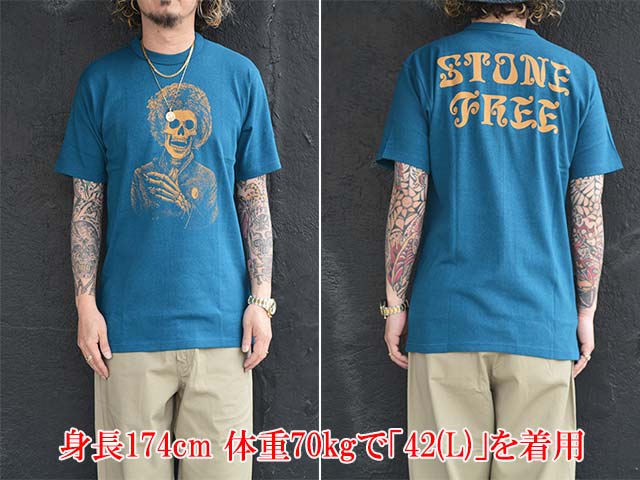 ��2����FREE WHEELERS/�ե꡼�ۥ����顼����2026SS��S/S T-SHIRT��STONE FREE��/���硼�ȥ��꡼��T����ġɥ��ȡ���ե꡼�ɡ�(2625003)