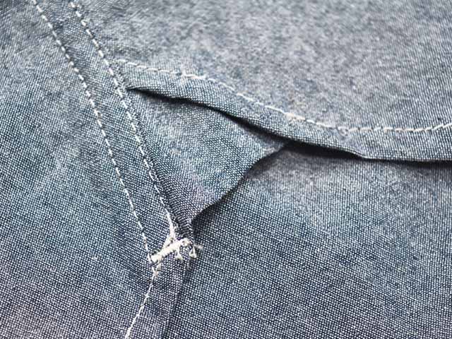 ��3����BLUCO/�֥륳��2024SS��Chambray L/S Work Shirts/�����֥졼���󥰥��꡼�֥������ġ�(141-11-121)