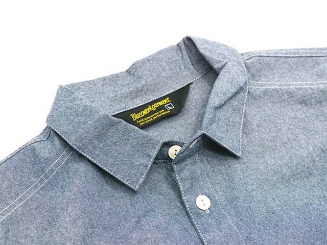 ��3����BLUCO/�֥륳��2024SS��Chambray L/S Work Shirts/�����֥졼���󥰥��꡼�֥������ġ�(141-11-121)
