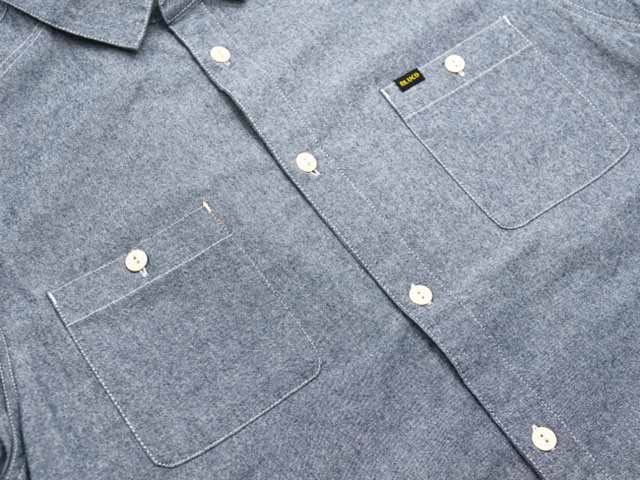 全3色【BLUCO/ブルコ】2024SS「Chambray L/S Work Shirts/シャンブレー