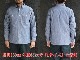 ��3����BLUCO/�֥륳��2024SS��Chambray L/S Work Shirts/�����֥졼���󥰥��꡼�֥������ġ�(141-11-121)