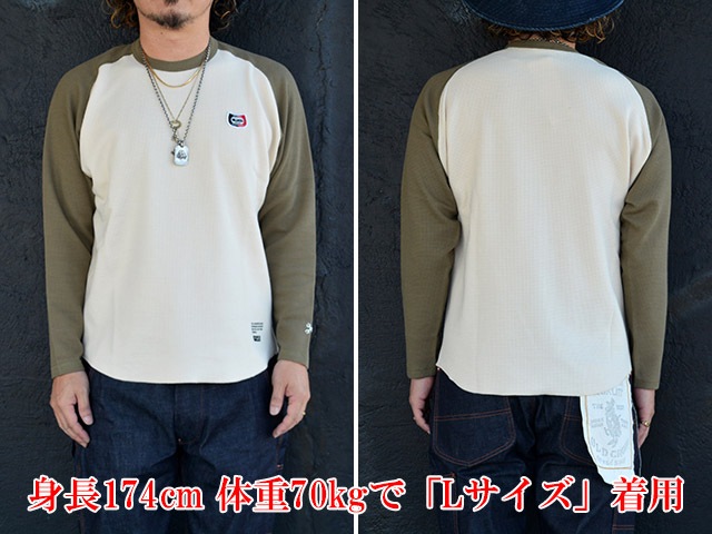 ��3����BLUCO/�֥륳��2025AW��Raglan Thermal Shirts��CHAMP��/�饰��󥵡��ޥ륷��ġɥ����סɡ�(155-12-022)