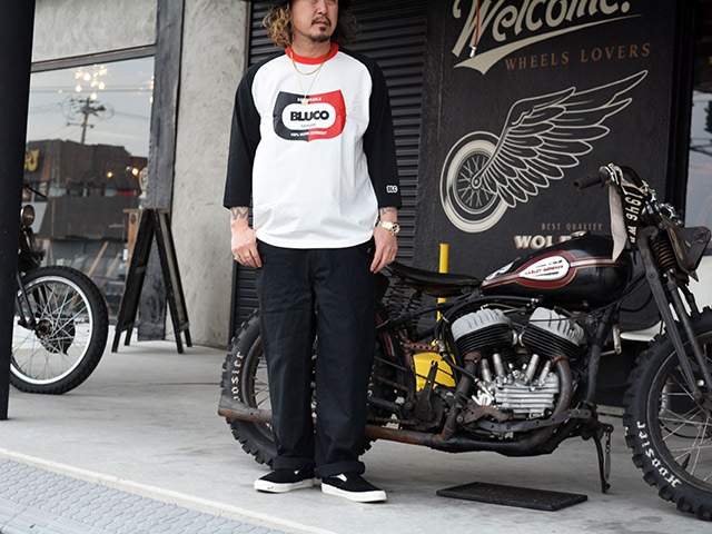 ��3����BLUCO/�֥륳��2026SS��Dry Cotton Raglan 3/4 Sleeve Tee��CHAMP��/�ɥ饤���åȥ�饰��󥹥꡼��Tee�ɥ����סɡ�(161-12-023)
