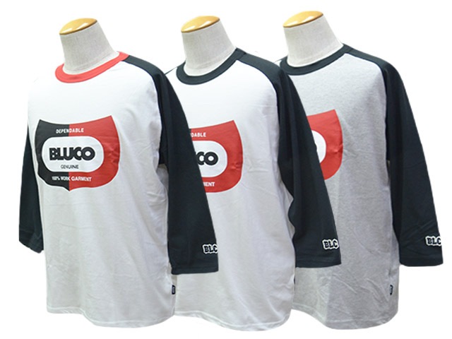 ��3����BLUCO/�֥륳��2026SS��Dry Cotton Raglan 3/4 Sleeve Tee��CHAMP��/�ɥ饤���åȥ�饰��󥹥꡼��Tee�ɥ����סɡ�(161-12-023)