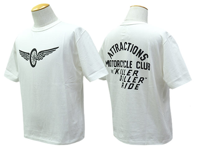 ��2����ATTRACTIONS/���ȥ饯����󥺡ۡߡ�MASA SCLULP/�ޥ�������ס�2026SS��Flying Wheel S/S Tee/�ե饤�󥰥ۥ����륷�硼�ȥ��꡼��Tee��(AM0013)