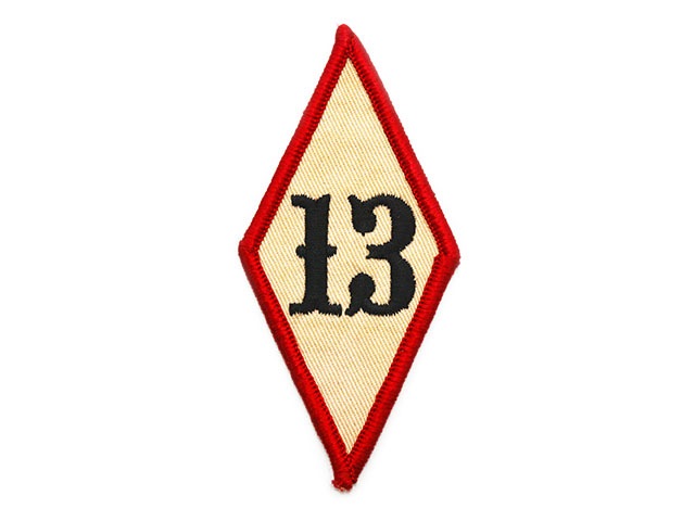 ��TOMMY GUN/�ȥߡ�����ۡ�Hand Made Patch��13��/�ϥ�ɥᥤ�ɥѥå���13�ɡ�(RED) ��DM���б���