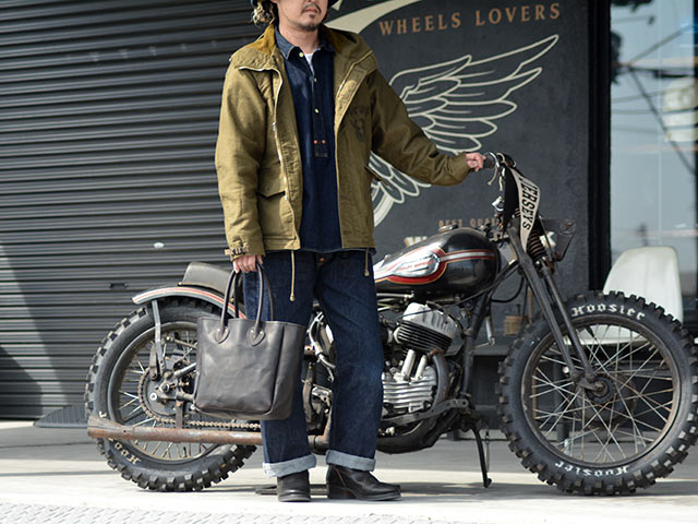 ��2����vasco/���������ۡ�Leather Old Tote Bag��Medium��/�쥶��������ɥȡ��ȥХå��ɥߥǥ�����ɡ�(VS-268L)